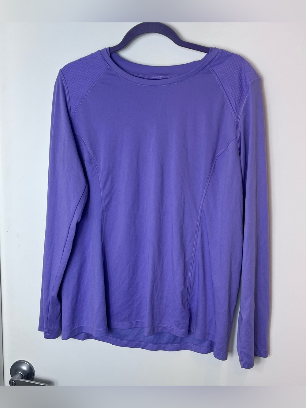 Columbia Freezer Coil Purple Long Sleeve Performance Top Athletic XL Active